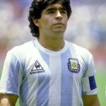 Diego Maradona of Argentina